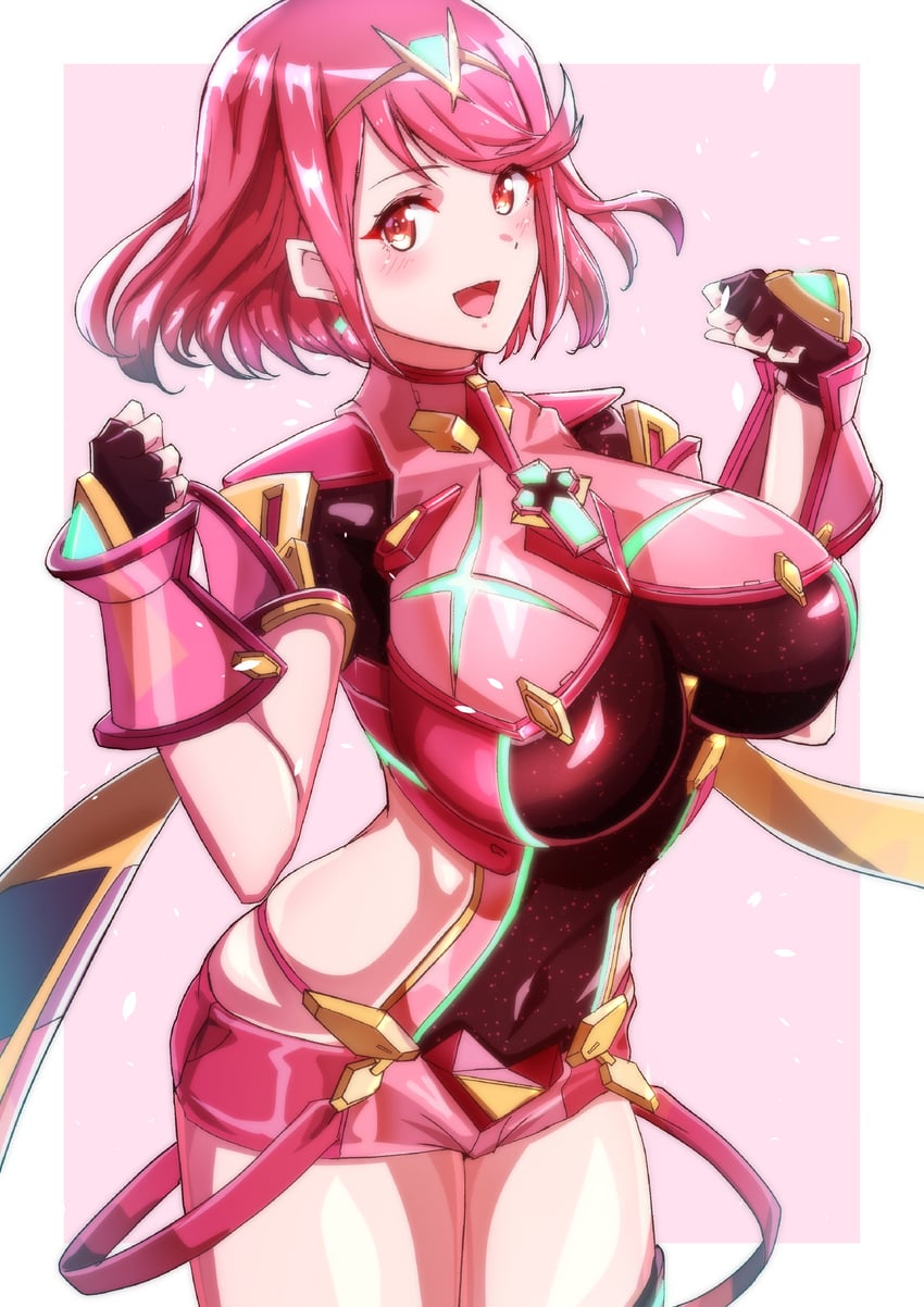 pyra (xenoblade chronicles and 1 more) drawn by to_(tototo_tk)