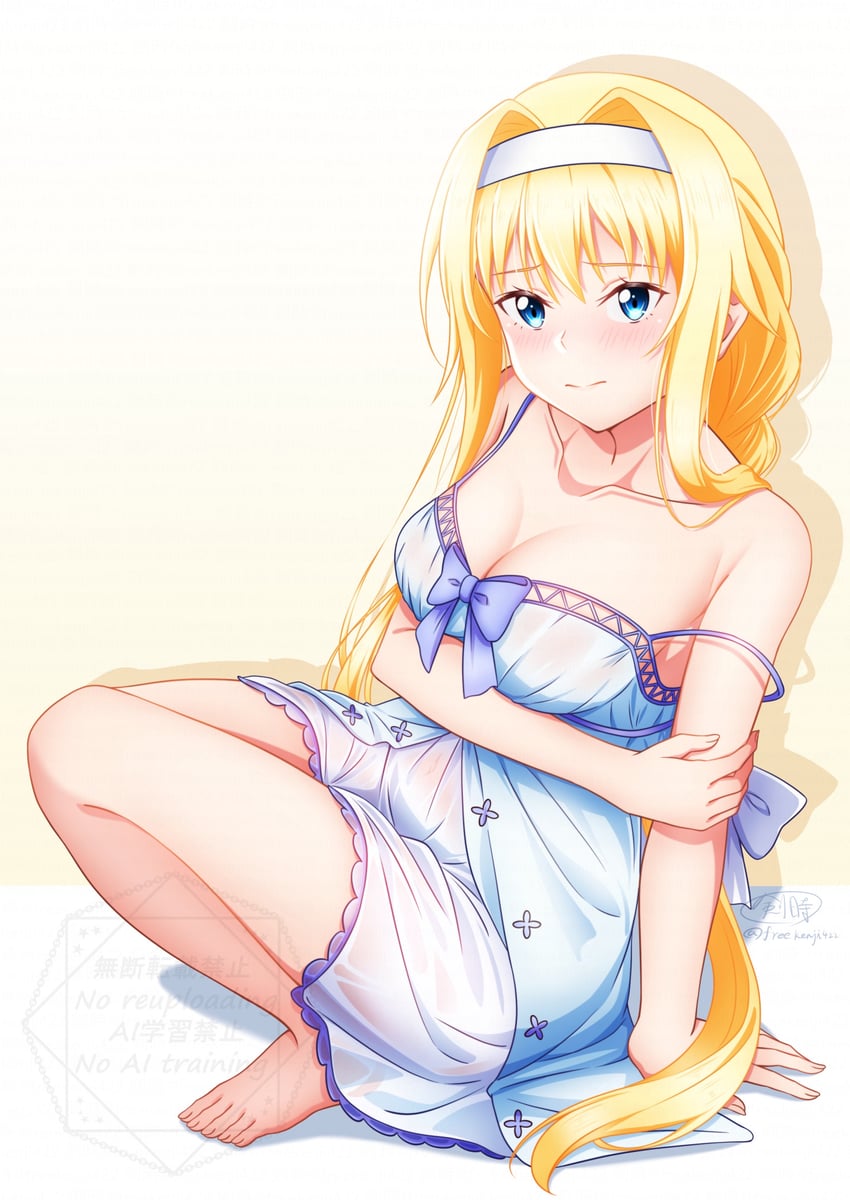 alice zuberg (sword art online and 1 more) drawn by ken-ji