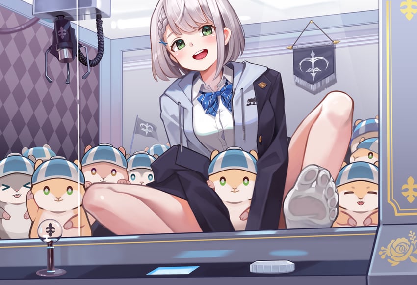 shirogane noel and dan'in-san (hololive) drawn by yoshikawa_hiro