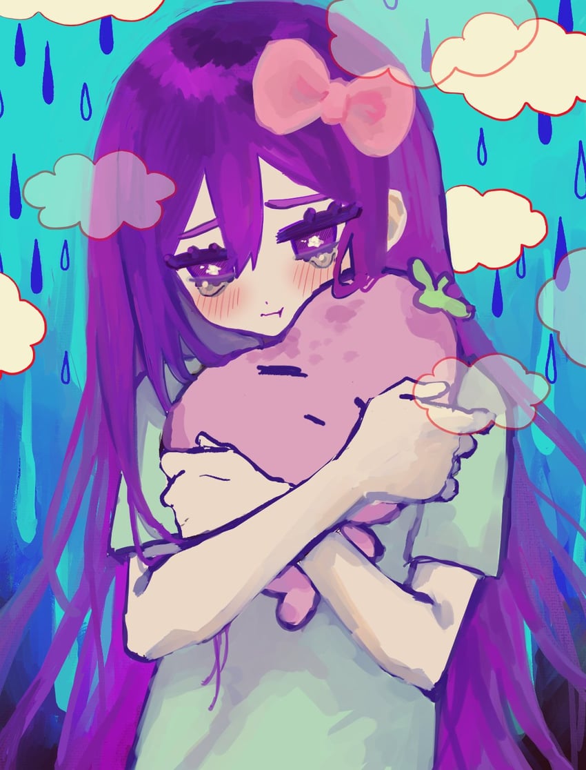 aubrey and mr. plantegg (omori) drawn by rou_(h_s_sinrin)