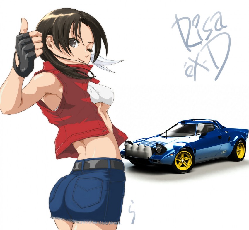 sakakino lisa (ex-driver) drawn by rasukaru