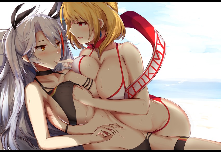 prinz eugen and prince of wales (azur lane) drawn by satou_rin_(gobugabuge)