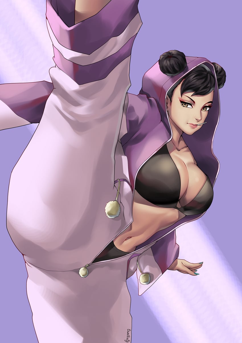 chun-li and han juri (street fighter and 1 more) drawn by tre_artz
