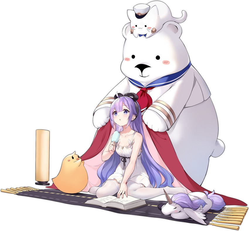 manjuu, unicorn, and meowfficer (azur lane) drawn by kaede_(yumesaki_kaede)