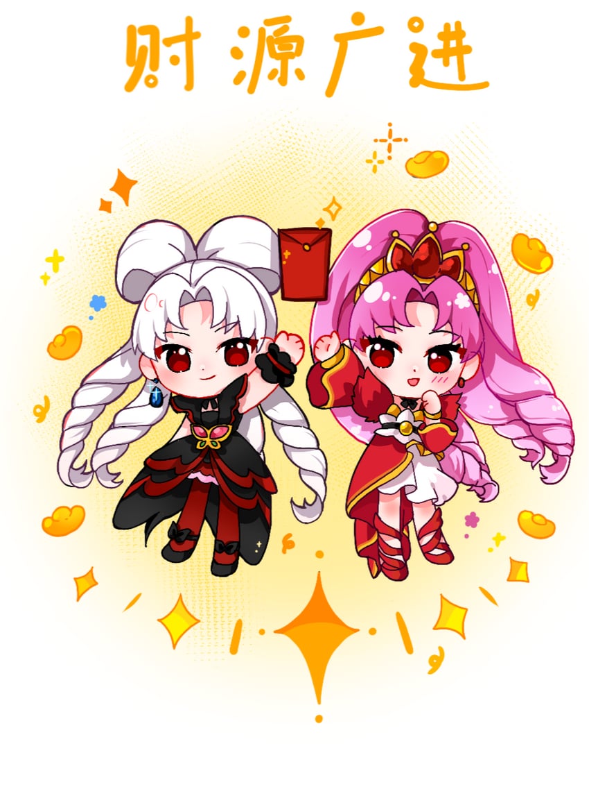 akagi towa, cure scarlet, and twilight (precure and 1 more) drawn by xiyou_(xhs_8933014455)