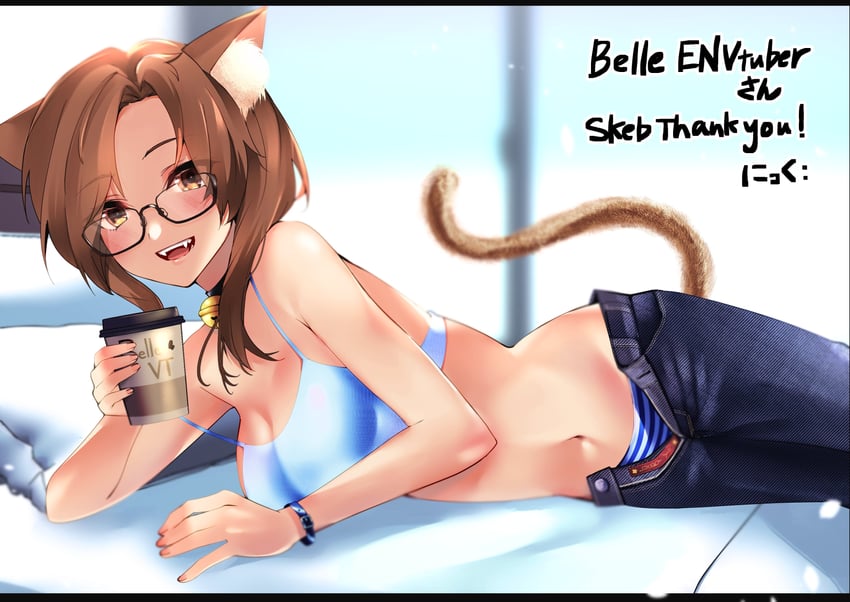 belle grace (indie virtual youtuber) drawn by nikku_hikikomori