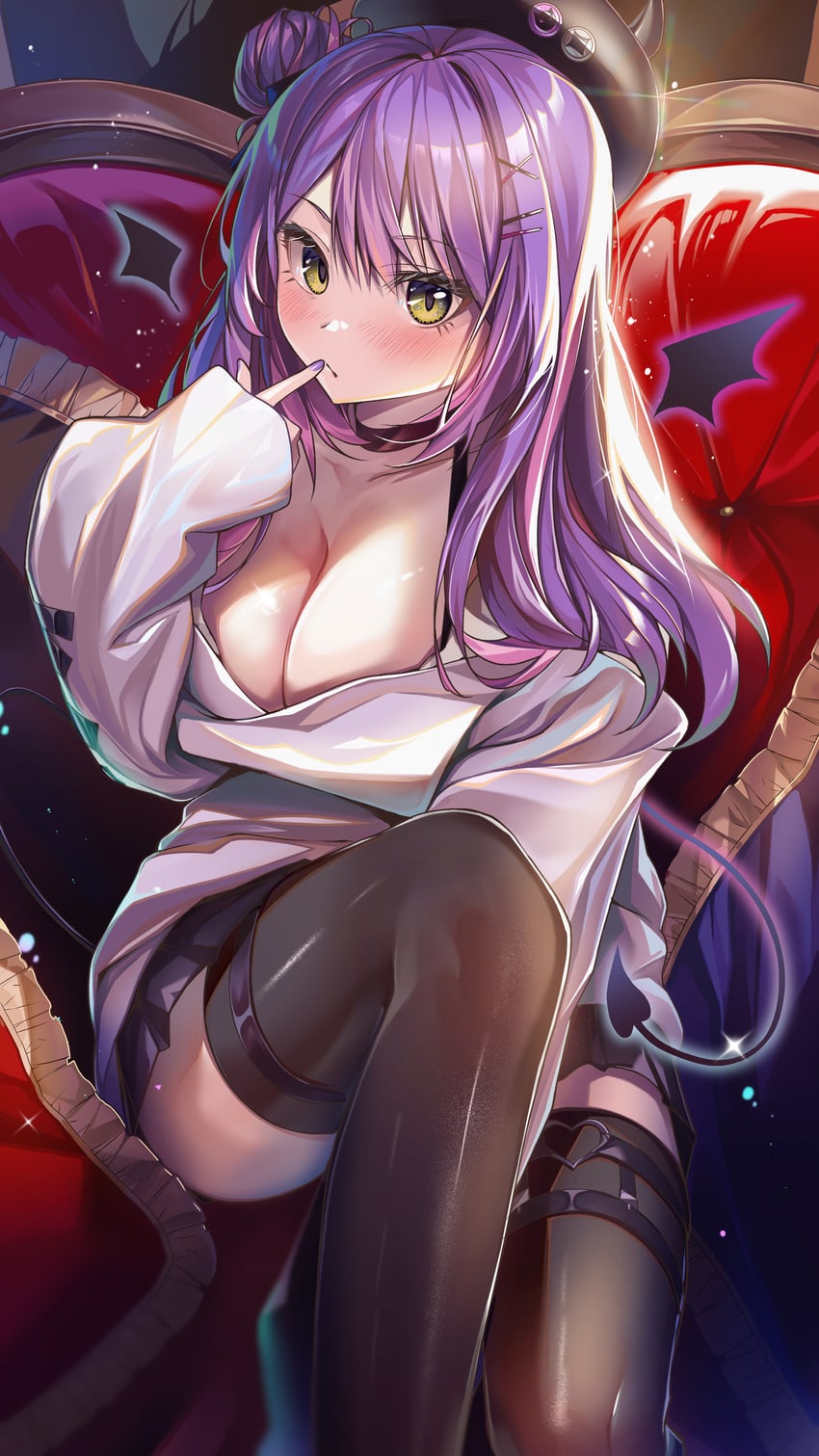 tokoyami towa (hololive) drawn by muo_(muojjang_0929)