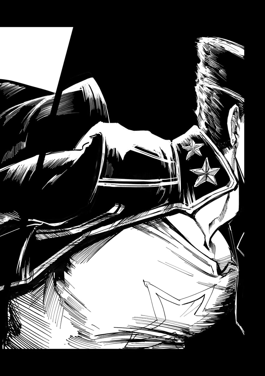kujo jotaro (jojo no kimyou na bouken and 1 more) drawn by kimeohandream