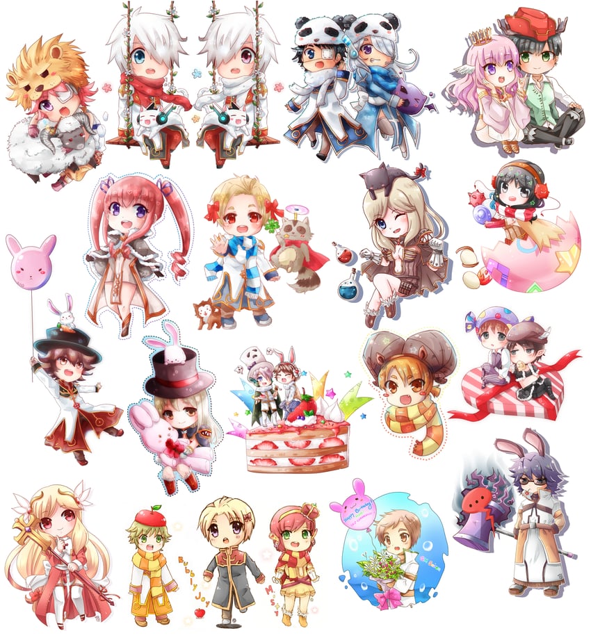 high priest, priest, high wizard, alchemist, creator, and 10 more (ragnarok online) drawn by himitsu_(dark_nao)