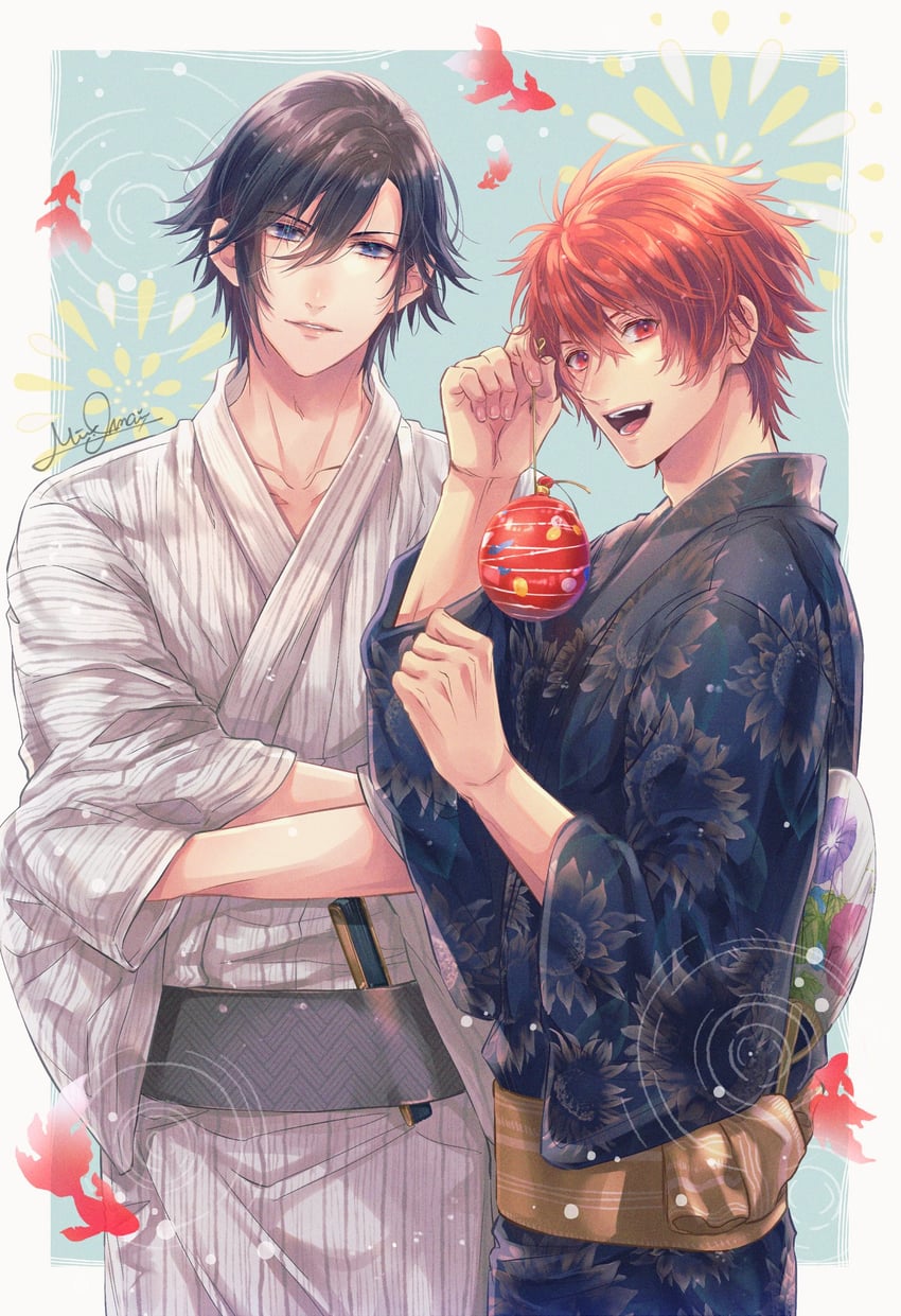 ichinose tokiya and ittoki otoya (uta no prince-sama) drawn by imai_miu