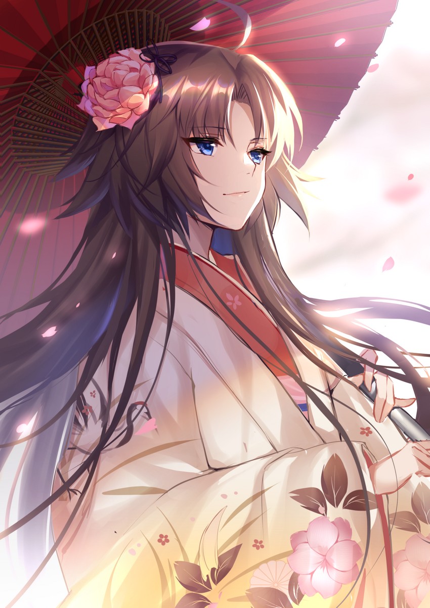 ryougi shiki and void shiki (fate and 2 more) drawn by kernel_killer