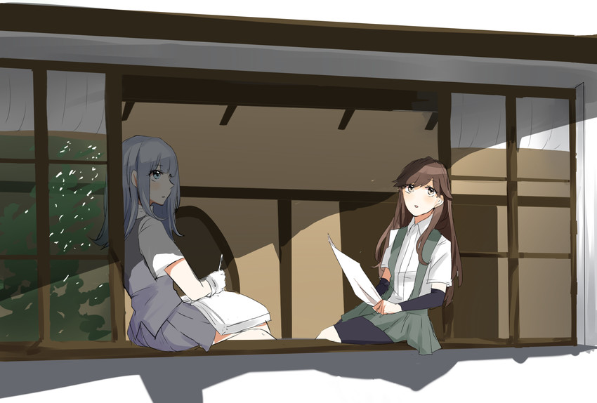 arashio and hatsukaze (kantai collection) drawn by morinaga_miki