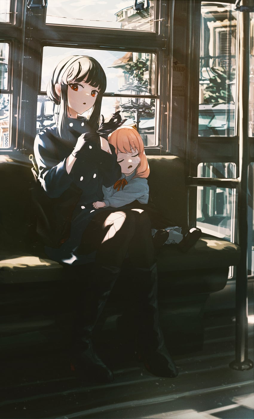 yor briar and anya (spy x family) drawn by die_suki