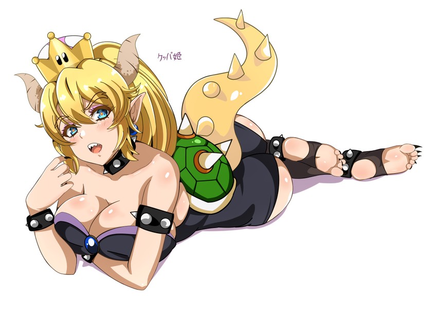 bowsette (mario and 1 more) drawn by zorzero