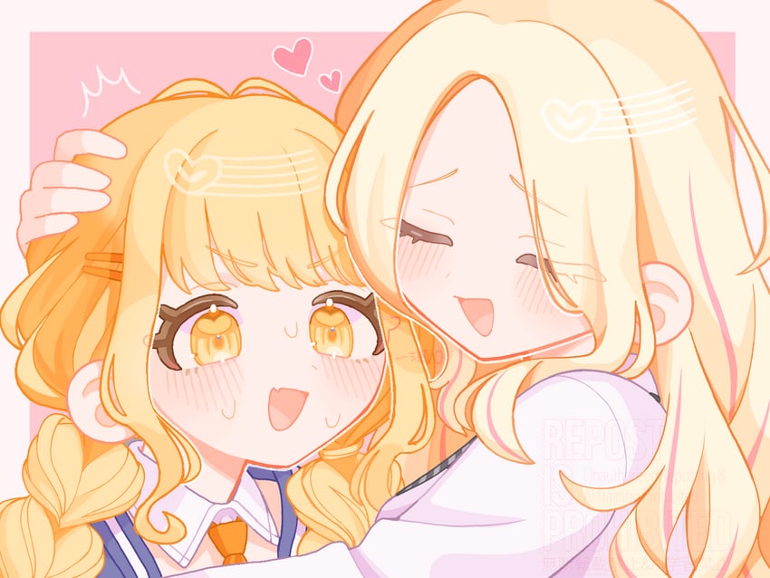 fujita kotone and juo sena (idolmaster and 1 more) drawn by hitose_rei