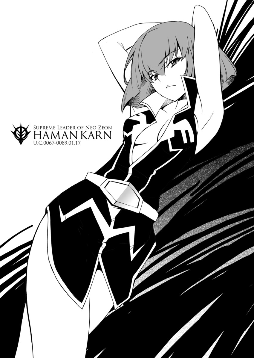 haman karn (gundam and 2 more) drawn by hozumi_takashi