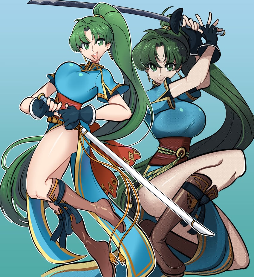 lyn (fire emblem and 1 more) drawn by missandydandy