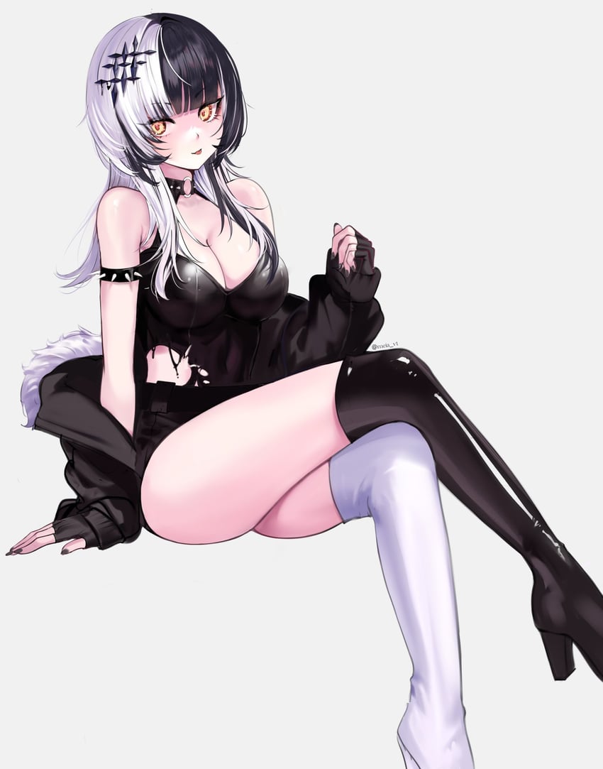 shiori novella (hololive and 1 more) drawn by meia_vt