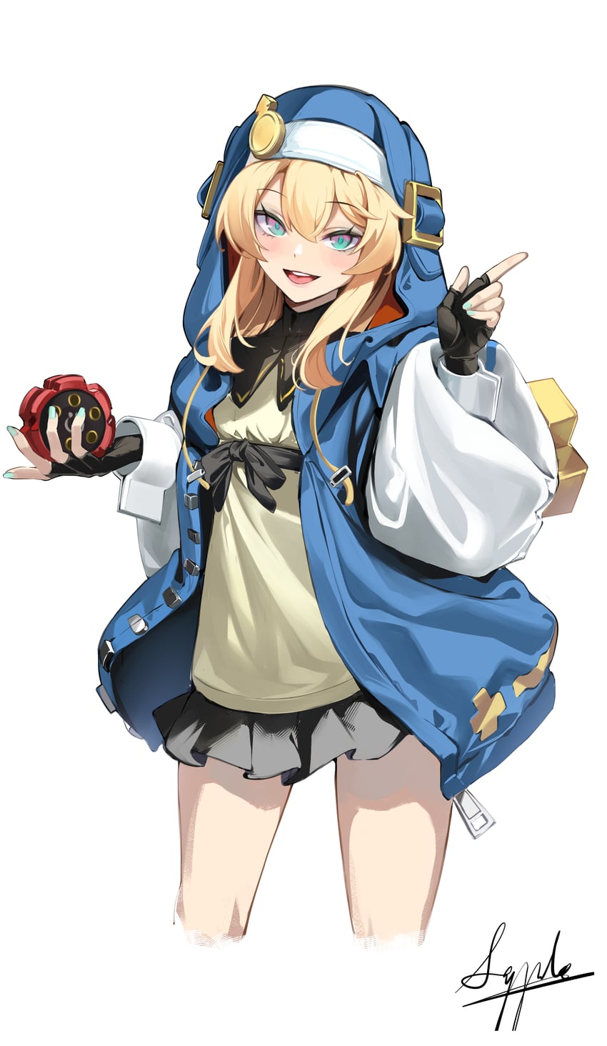 bridget (guilty gear and 1 more) drawn by spider_apple