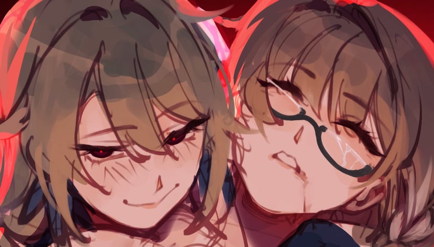 vita and female dreamseeker (honkai and 1 more) drawn by tongjimonci