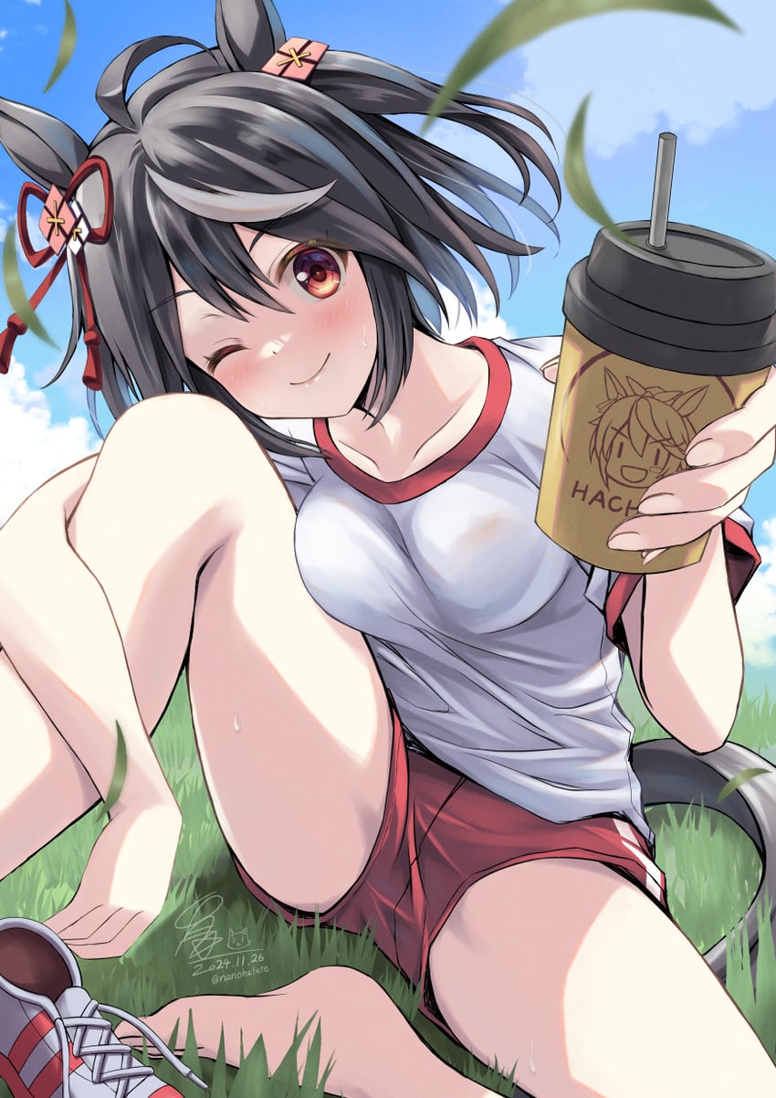 tokai teio and kitasan black (umamusume) drawn by kouzuki_hajime
