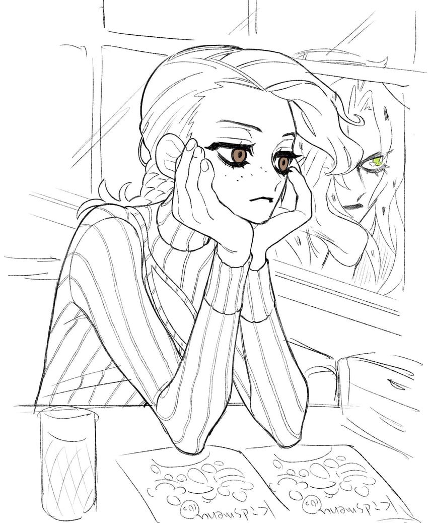 diavolo and vinegar doppio (jojo no kimyou na bouken and 1 more) drawn by c73an