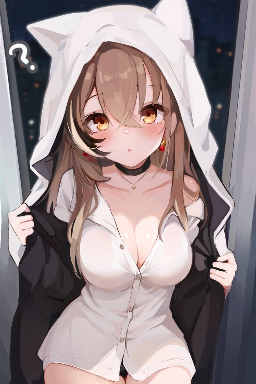 nanashi mumei (hololive and 1 more) drawn by koahri