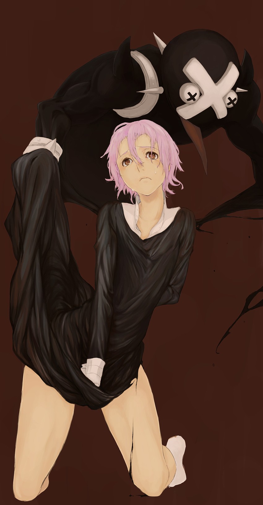 crona and ragnarok (soul eater) drawn by kusumori_shiba