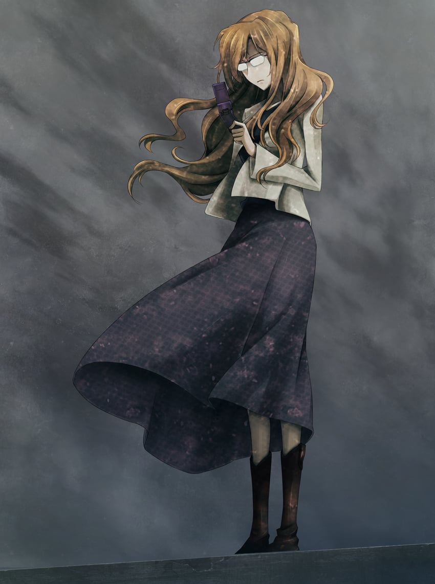 kiryuu moeka (steins;gate and 1 more) drawn by huke