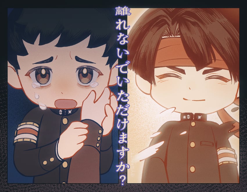ryunosuke naruhodo and kazuma asogi (ace attorney and 1 more) drawn by kaze_(yznyttdgs)