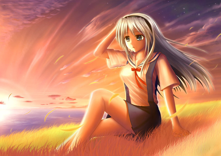 sakagami tomoyo (clannad) drawn by hei_mao_de_zu_ji