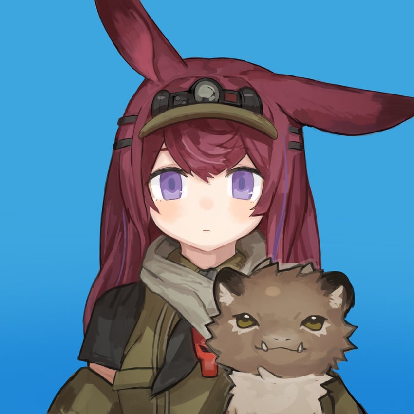 ray and sandbeast (arknights) drawn by dido_(di_do_di_do)