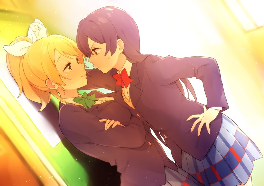 sonoda umi and ayase eli (love live! and 1 more) drawn by nanatsu_no_umi