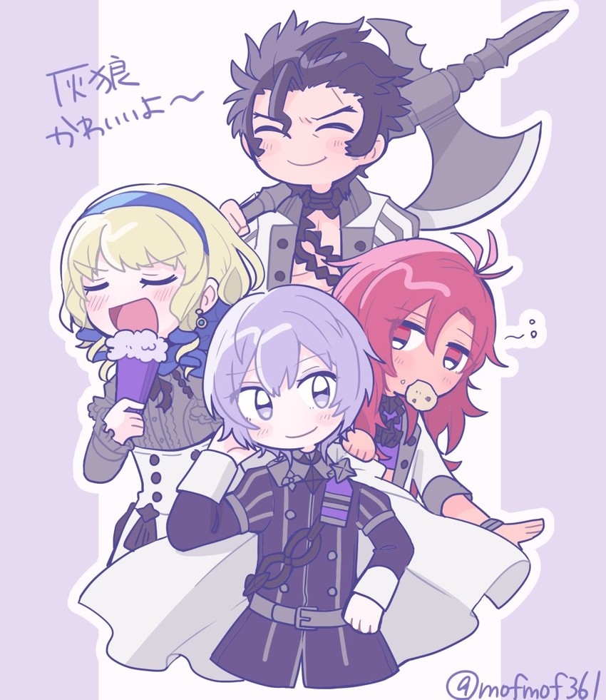 constance von nuvelle, hapi, yuri leclerc, and balthus von albrecht (fire emblem and 1 more) drawn by mogu_(mofmof361)