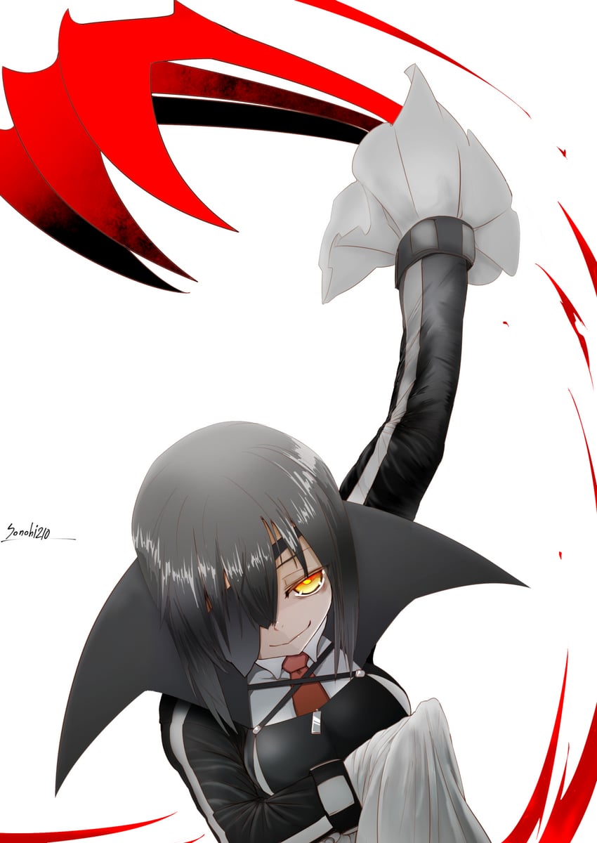 kure kirika (mahou shoujo madoka magica and 1 more) drawn by sonohi210