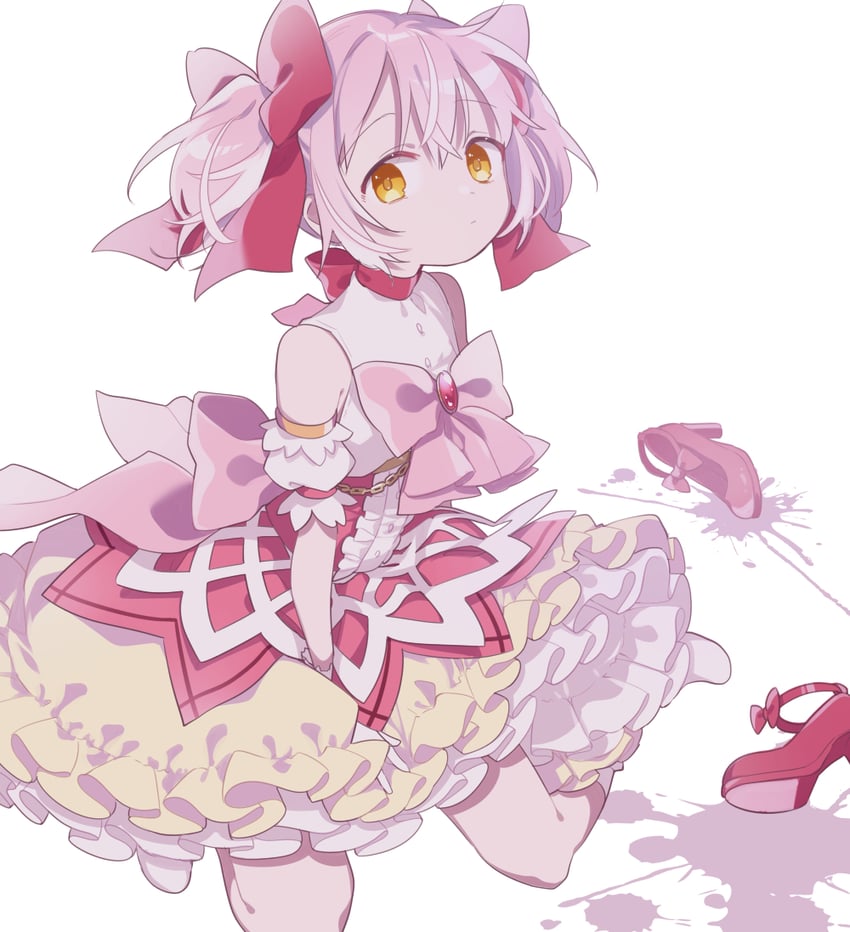 kaname madoka (mahou shoujo madoka magica and 1 more) drawn by ayumaru_(art_of_life)