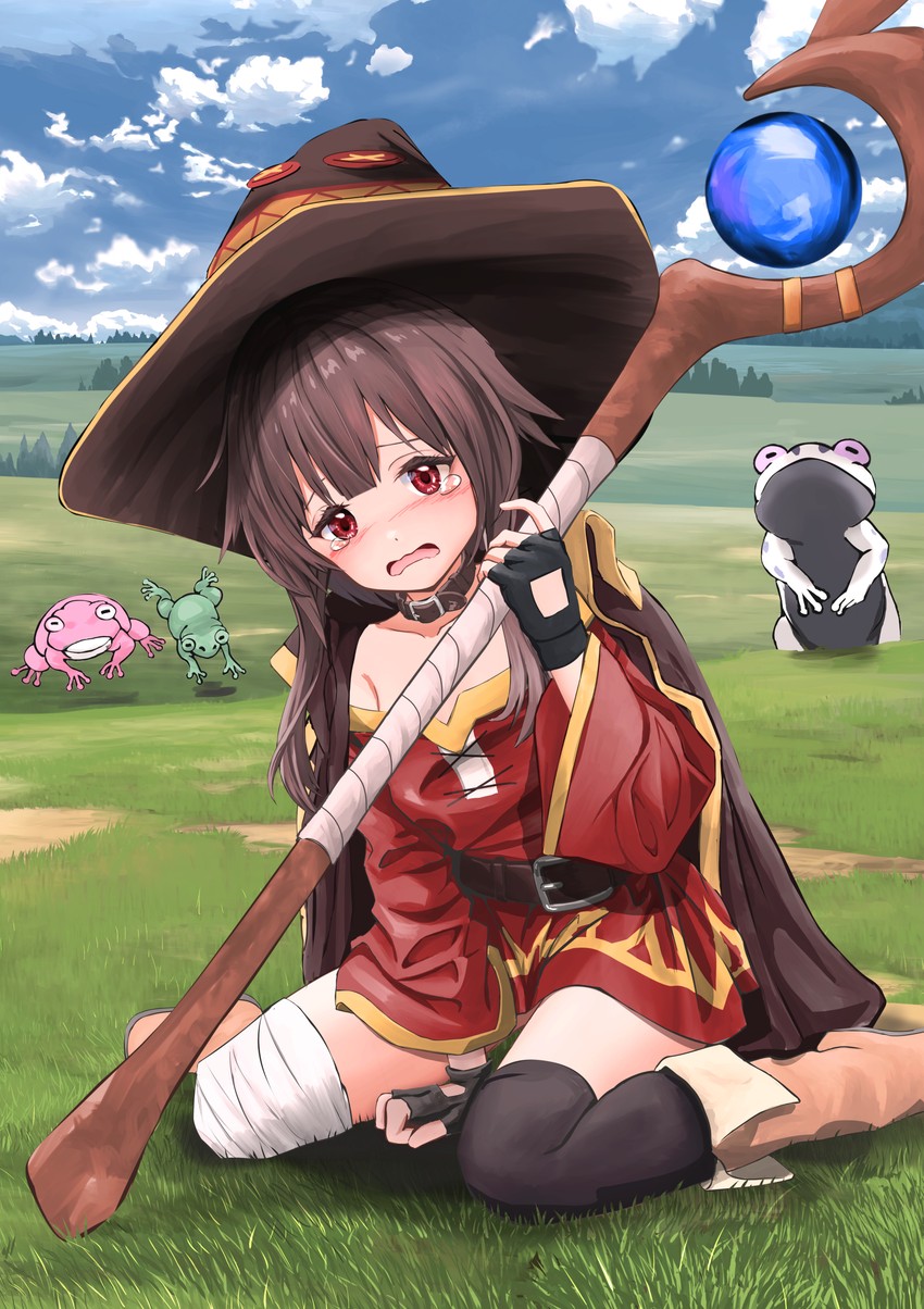 megumin (kono subarashii sekai ni shukufuku wo!) drawn by gibun_(sozoshu)