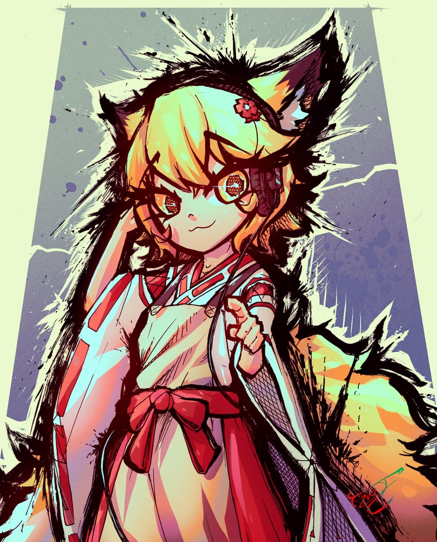 senko (sewayaki kitsune no senko-san) drawn by floofsmear