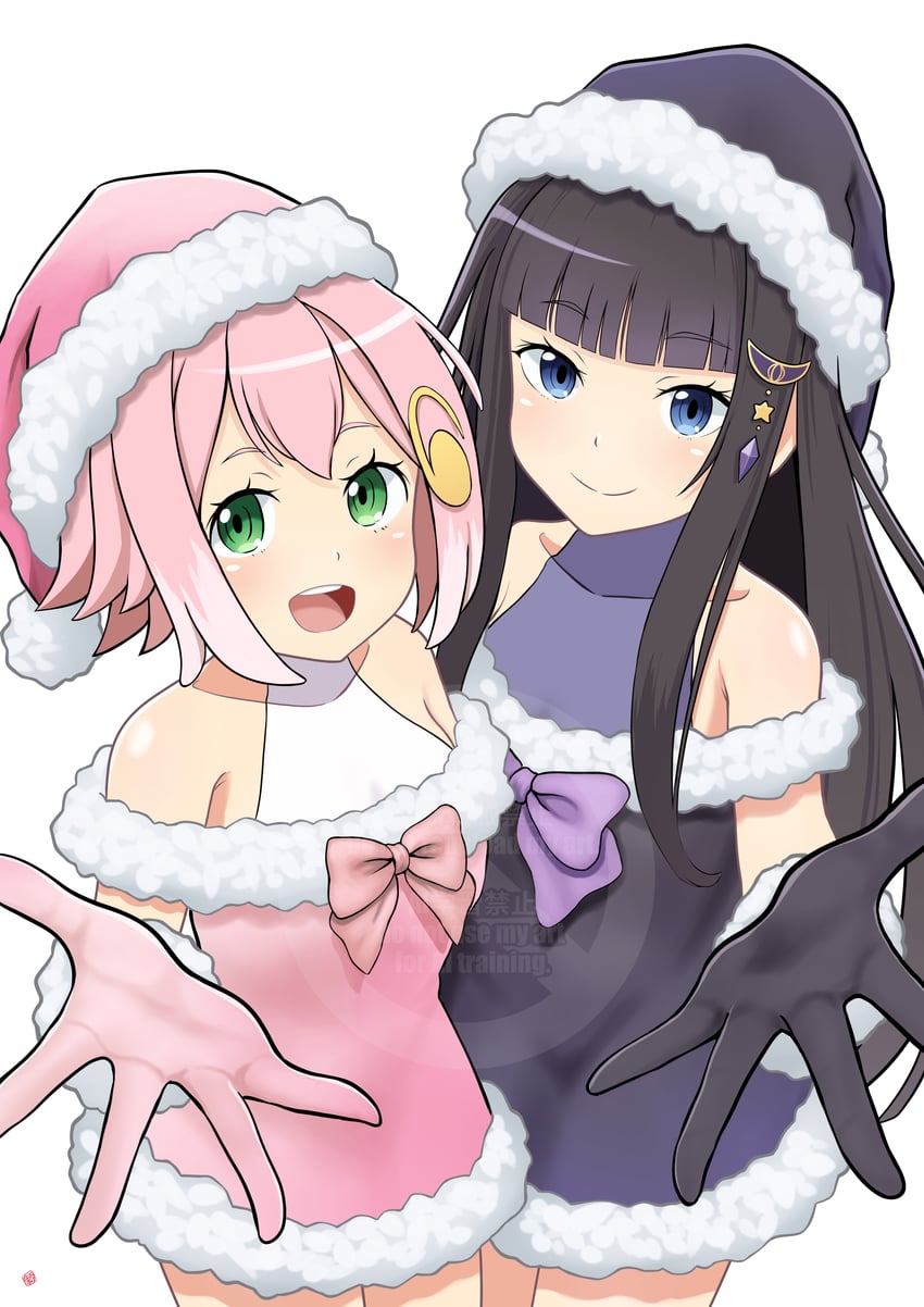 kohinata mangetsu and shingetsu ernesta fukami (granbelm) drawn by nao_suke