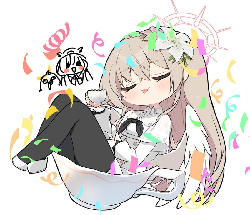 hifumi, peroro, and nagisa (blue archive) drawn by hato_haru