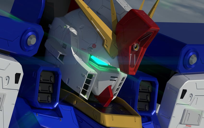 zz gundam (gundam and 1 more) drawn by triple-zeta