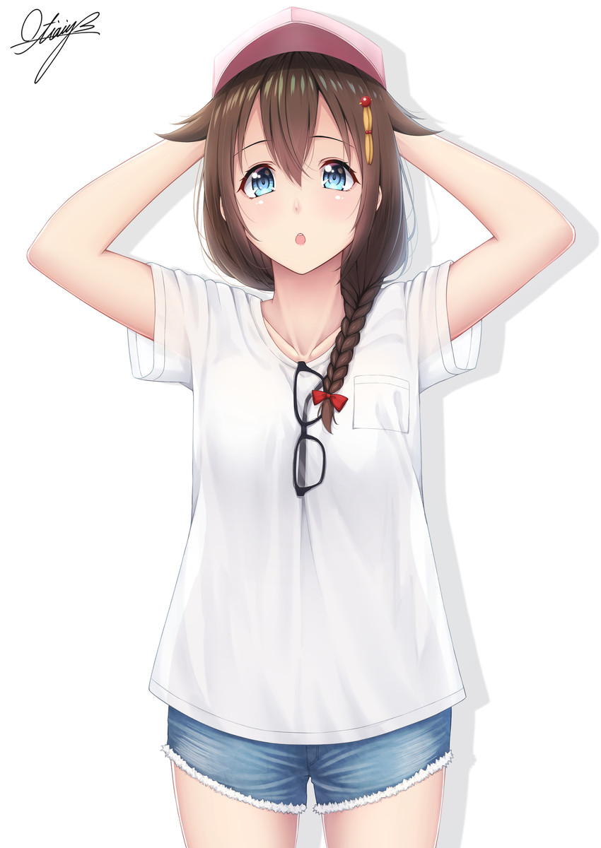 shigure and shigure kai ni (kantai collection) drawn by ochiai_miyabi