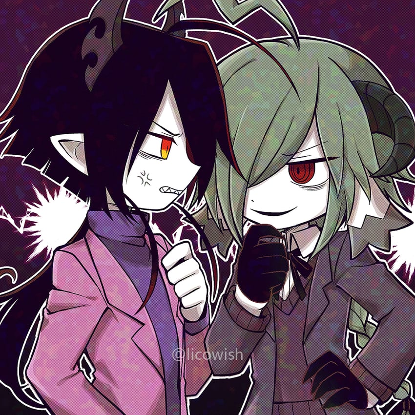 licorice and envi (funamusea) drawn by 1000senka