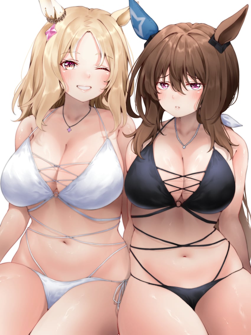 admire vega and narita top road (umamusume) drawn by red_hayao