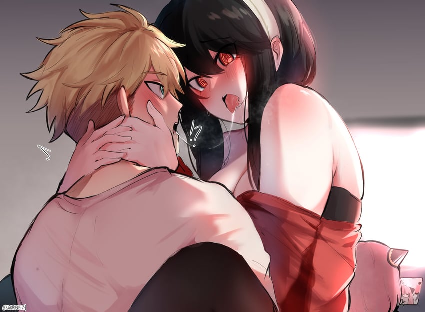 yor briar, anya, and twilight (spy x family) drawn by kurenaiz_(kuayrenaiz)