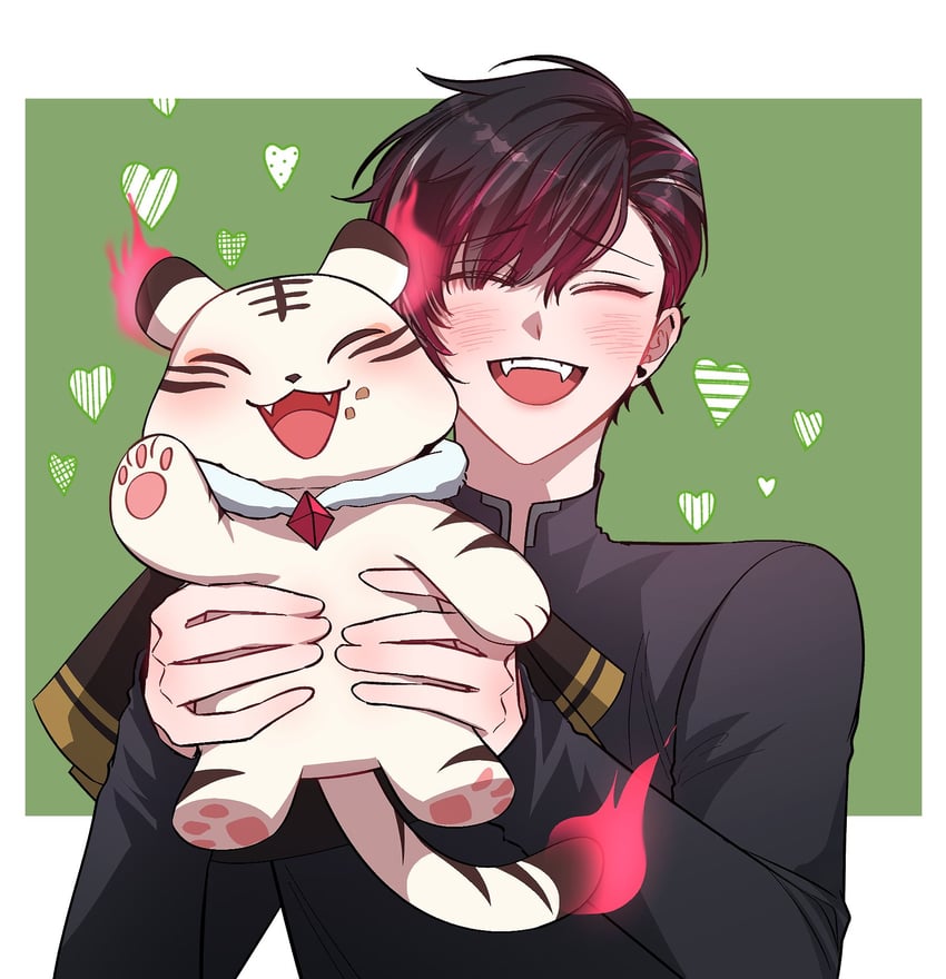 ver vermillion and villion (nijisanji and 1 more) drawn by yoy_(0yyoyy0)