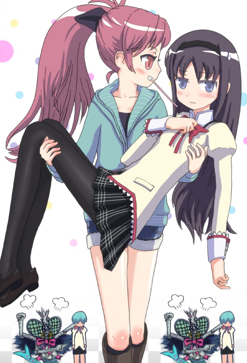 akemi homura, miki sayaka, sakura kyoko, and oktavia von seckendorff (mahou shoujo madoka magica) drawn by lirinx