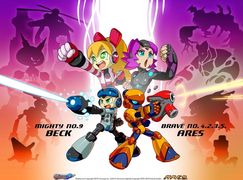 call, beck, dynatron, pyrogen, aviator, and 1 more (mighty no. 9)