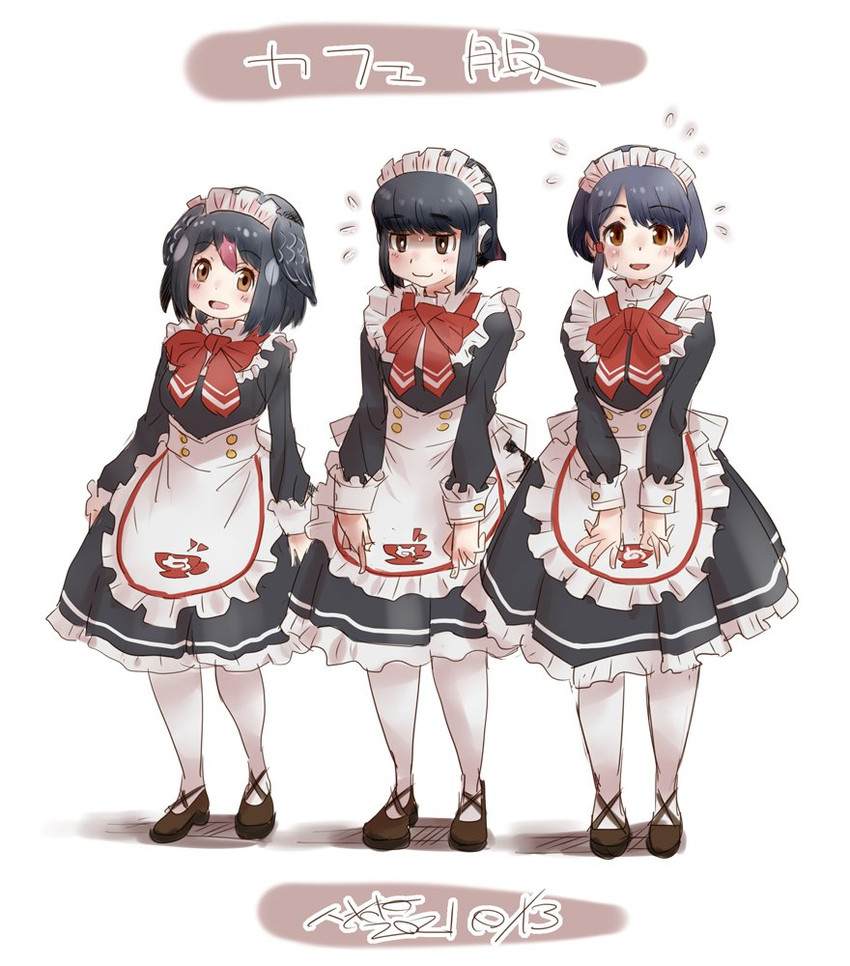 captain, adelie penguin, and greater honeyguide (kemono friends and 1 more) drawn by nyororiso_(muyaa)