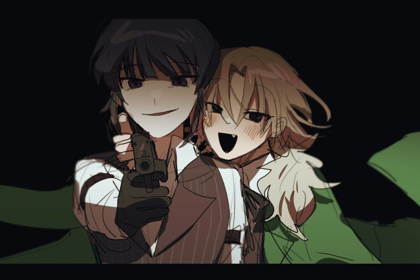 higuchi maya and nakahara satori (no salvation) drawn by cousin_06